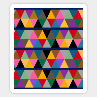 Geometric Bright Multi Colour Pattern Sticker